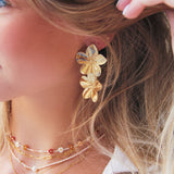 Statement Flower Earrings