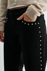 JBD Black Studded Jeans
