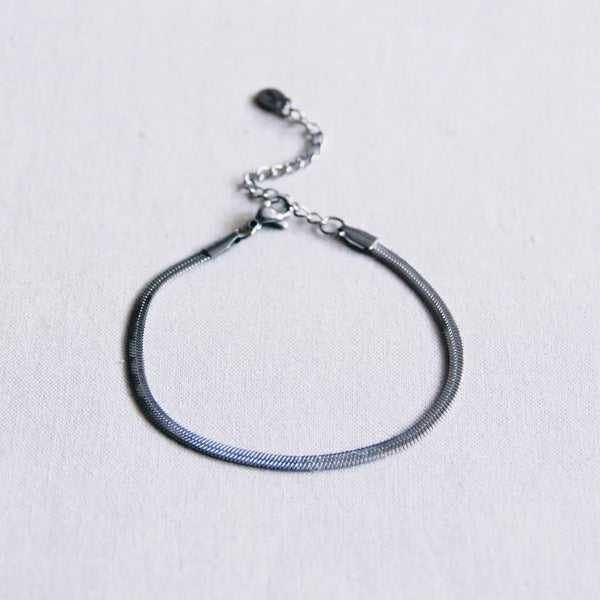 Flat Snake Chain Bracelet