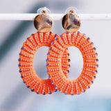 Beaded Statement Earrings