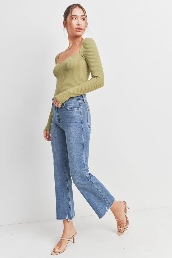 Piper Cropped Flare Jeans