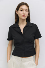 Collared Button Up Top