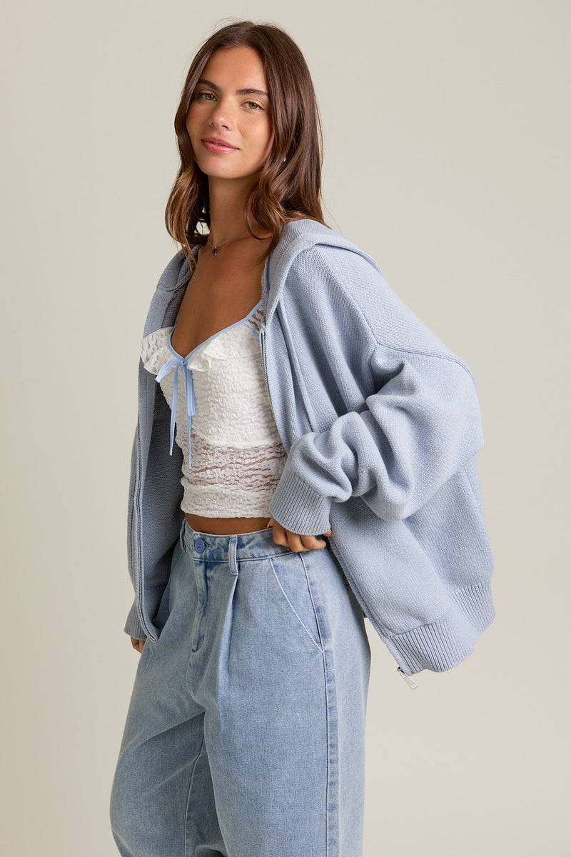 Marisa Zip Up Sweatshirt