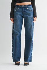 JBD Low Rise Studded Jeans