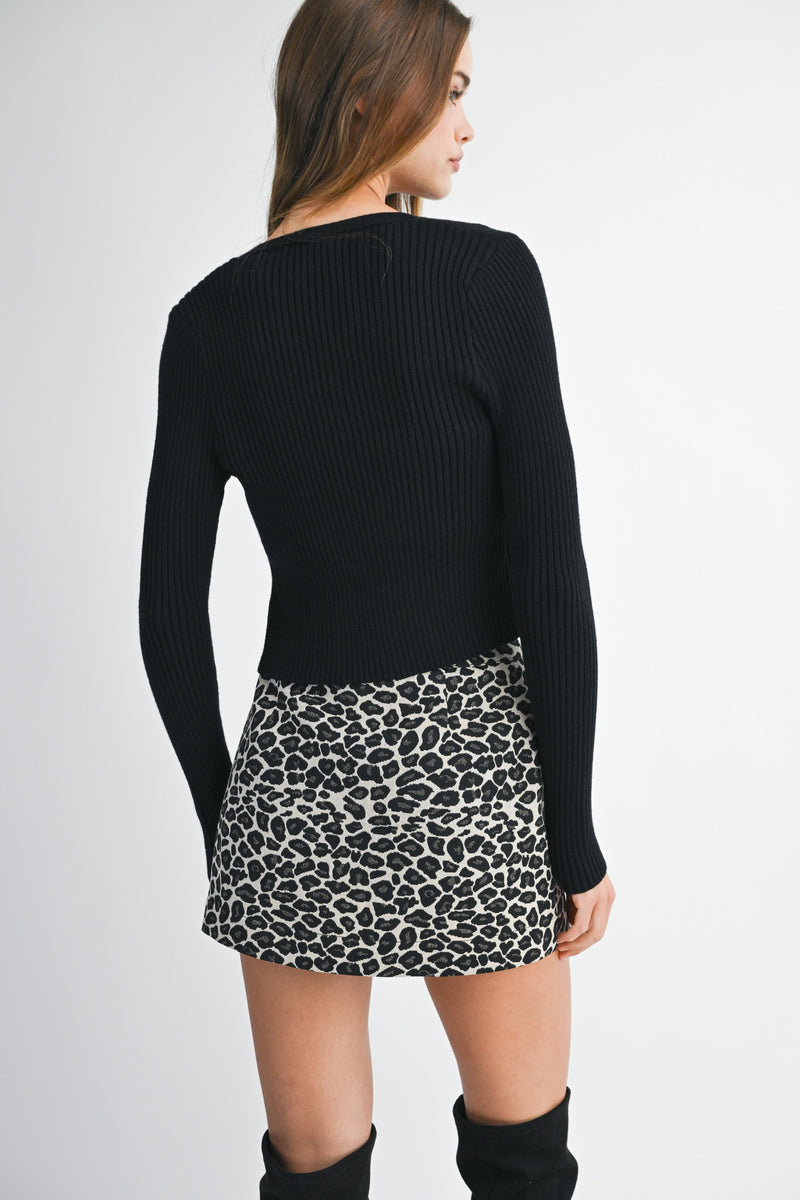 Reese Cardigan and Tube Top Set