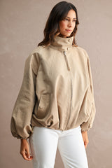 Bomber Style Utility Jacket
