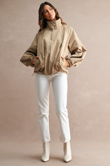 Bomber Style Utility Jacket