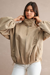 Bomber Style Utility Jacket