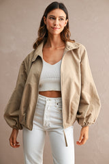 Bomber Style Utility Jacket