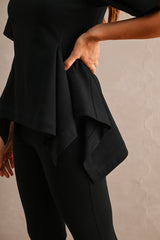 Alexandra Cinched Peplum T-shirt Top