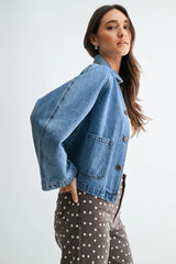 Logan Denim Swing Jacket