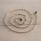 Dainty Twisted Chain Necklace