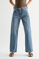 JBD Slight Barrel Twist Jeans - Medium Wash