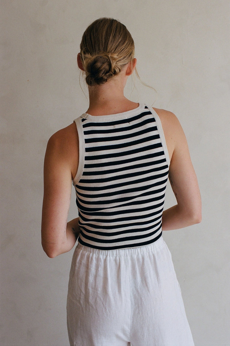 Striped Knit Top