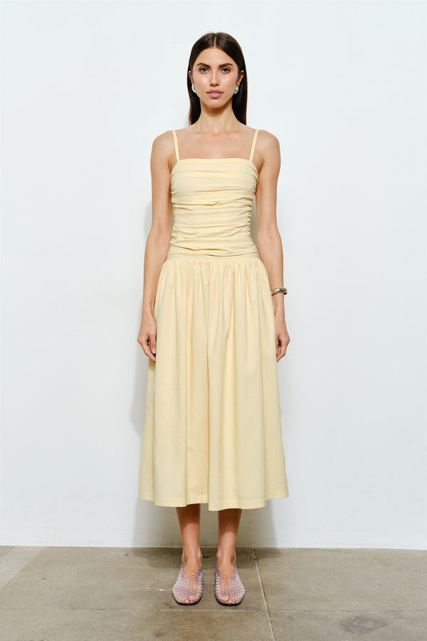 Butter Yellow Maxi Dress