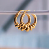 Ring Detail Hoops