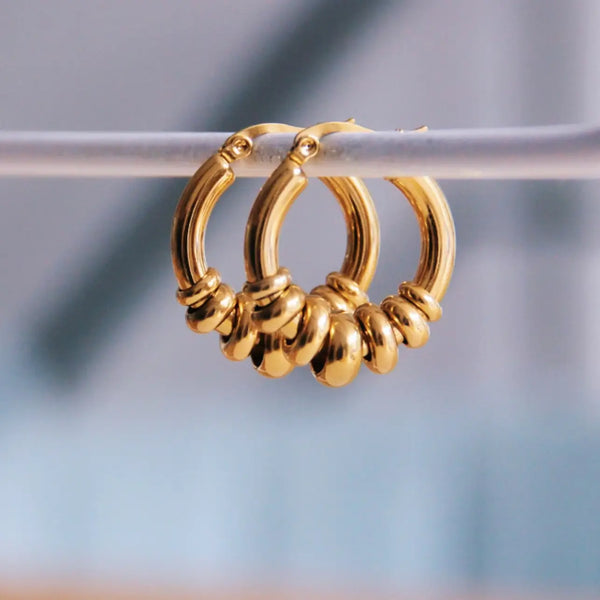 Ring Detail Hoops