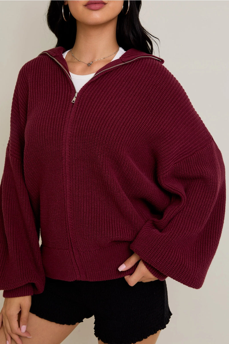 Jordan Zip Up Sweater