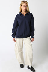 Juls Collared Sweatshirt