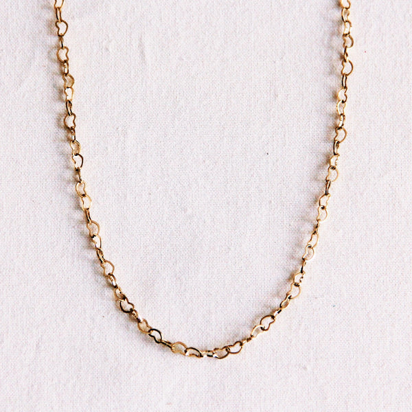 Dainty Heart Chain Necklace