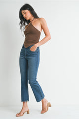 Piper Cropped Flare Jeans