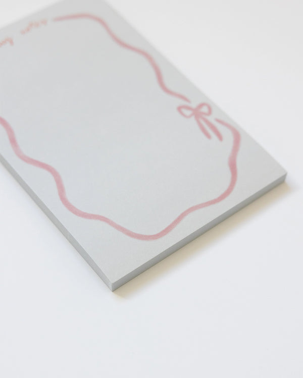 Pink Ribbon Note Pad