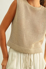 Hailey Top in Beige