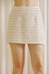 Tinsel Tweed Mini Skirt