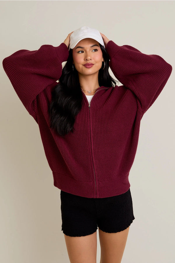Jordan Zip Up Sweater