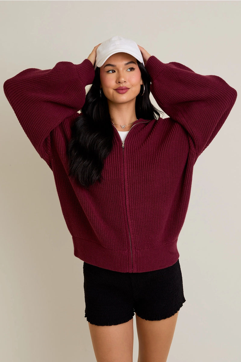 Jordan Zip Up Sweater