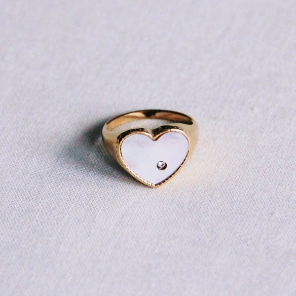 MOP Heart Ring