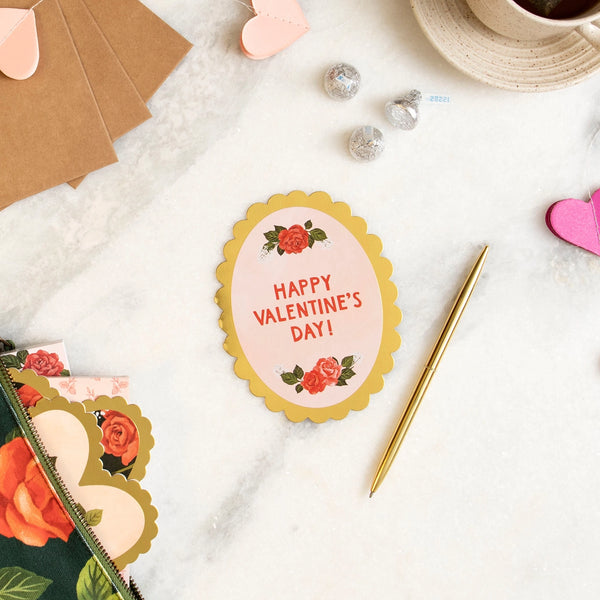 Scalloped Valentine's Day Cards