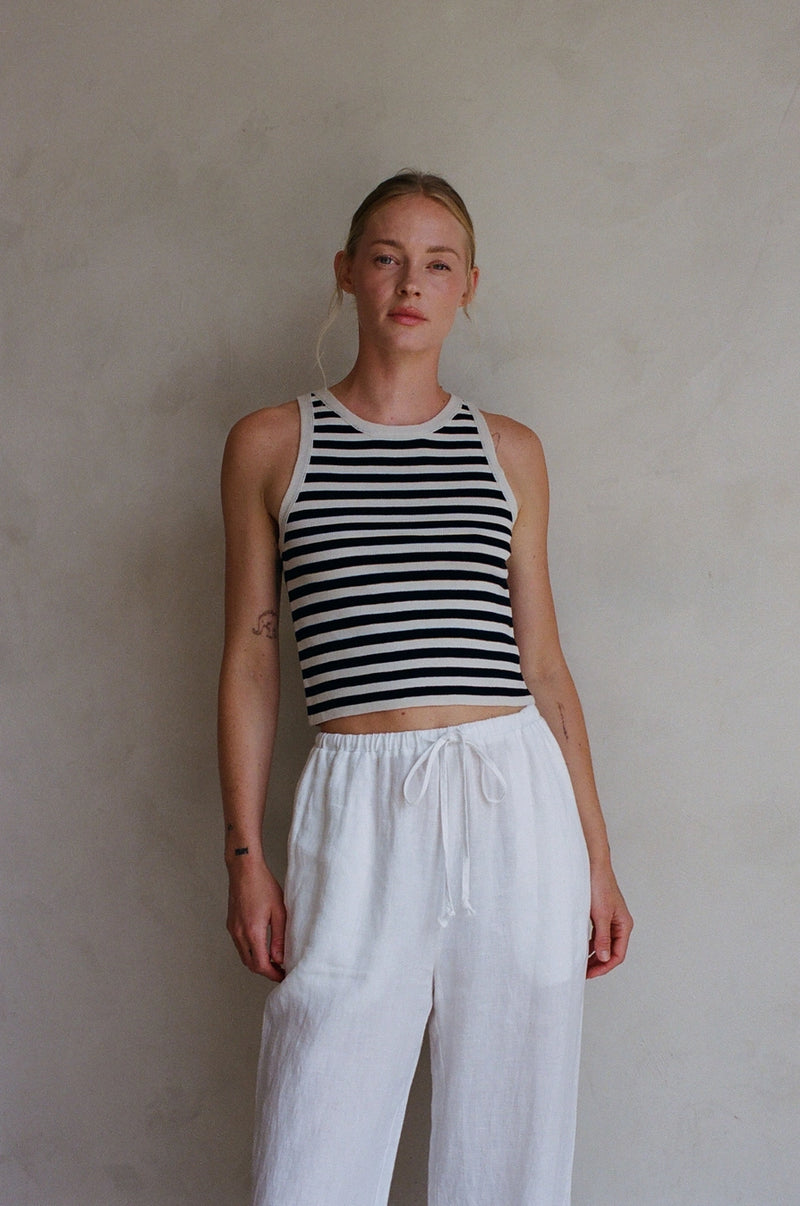 Striped Knit Top