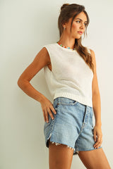 Hailey Top in Off White