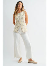JBD Raw Hem Wide Leg Jeans
