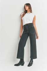 Eve Utility Jeans in Black
