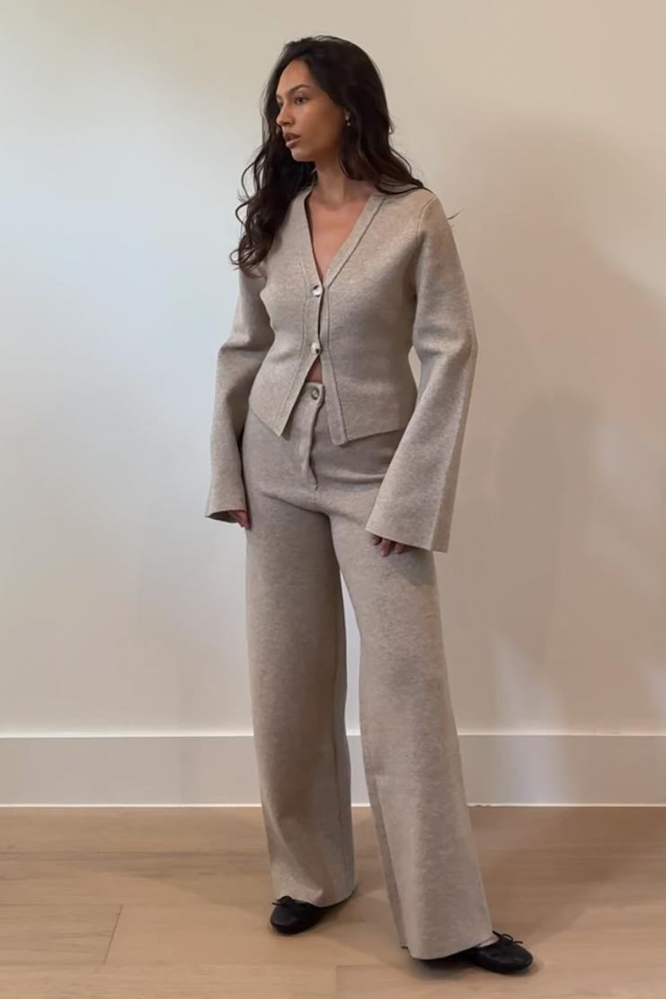 Devin Button Front Sweater