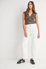 Seamed Barrel Jeans