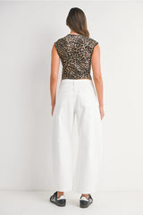 Seamed Barrel Jeans