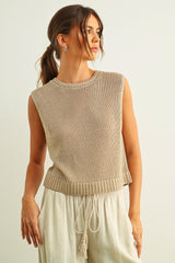Hailey Top in Beige