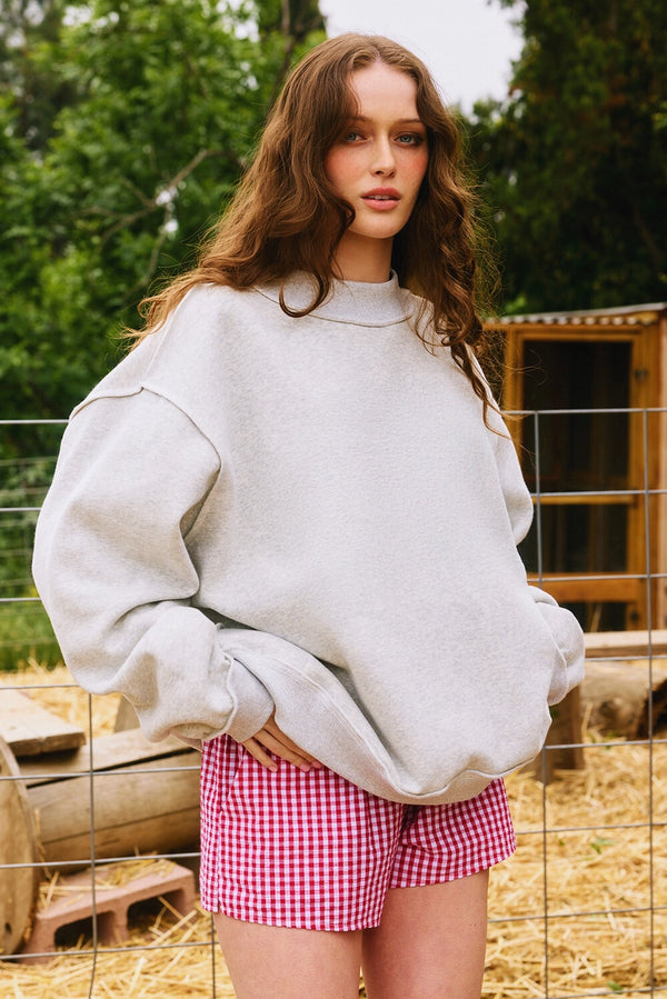 Hunter Mock Neck Crewneck