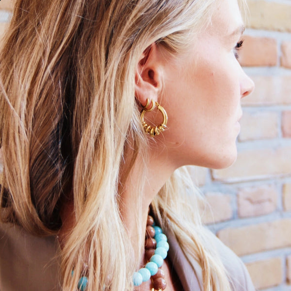 Ring Detail Hoops
