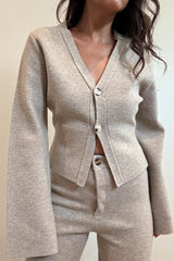 Devin Button Front Sweater