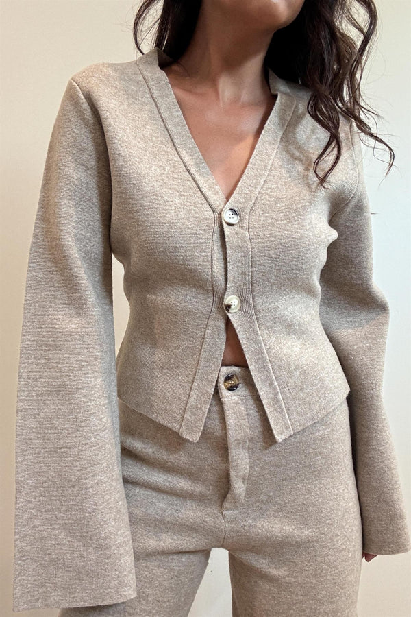 Devin Button Front Sweater