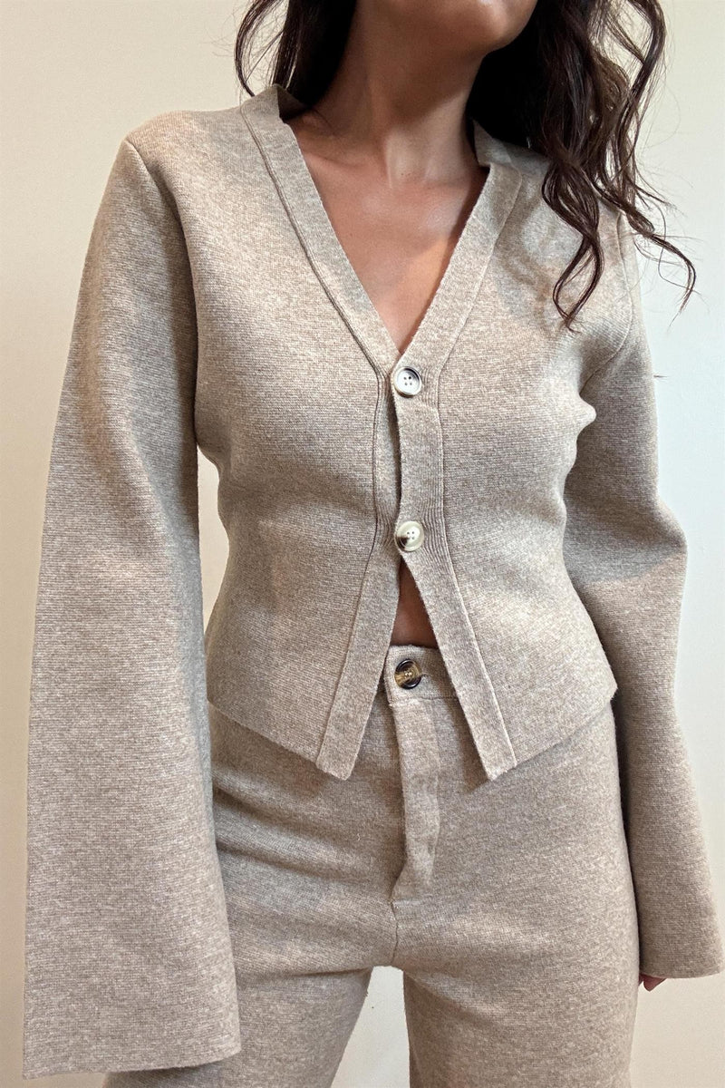 Devin Button Front Sweater