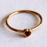 Minimalist Heart Ring