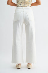 JBD Raw Hem Wide Leg Jeans
