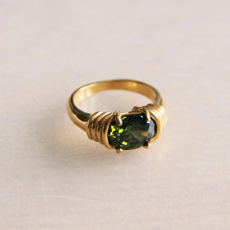 Green Zirconia Ring