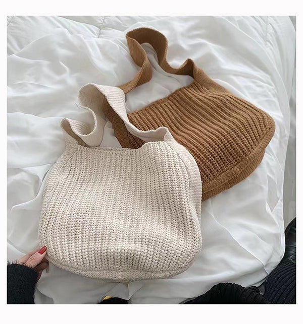 Knit Slouch Tote
