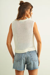 Hailey Top in Off White